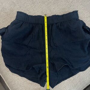 Universal Thread Black Linen High Waist Shorts